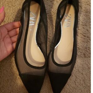 COPY - Zara mesh flats